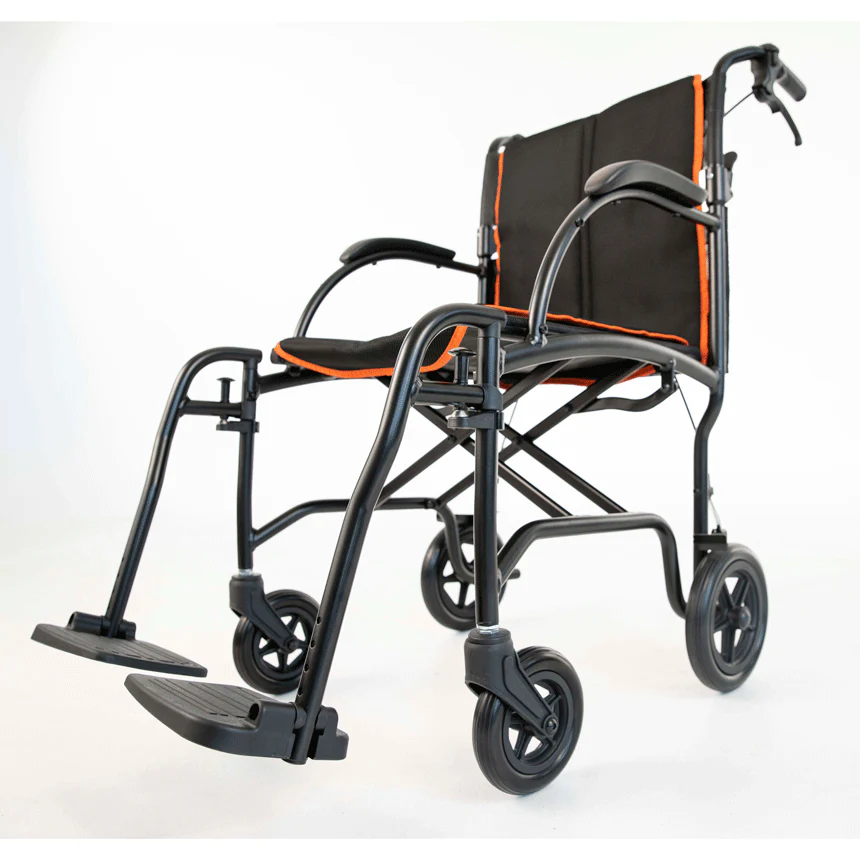 Feather Transport Wheelchair, 13 lbs, 18" Seat, 300 lb Capacity - Image 7