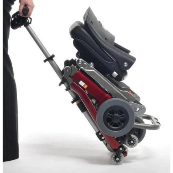 FreeRider USA Luggie Deluxe 4 Wheel Folding Travel Scooter - Image 5