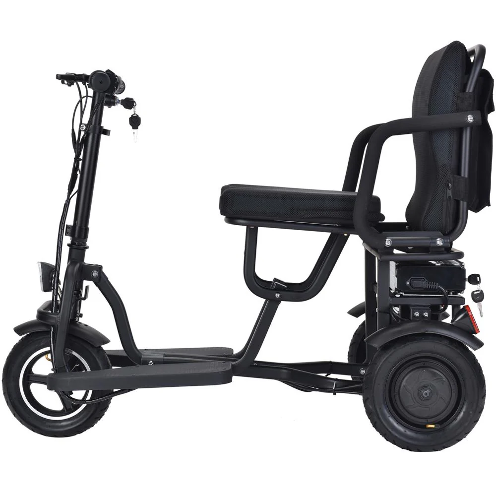 MotoTec Folding Mobility Electric Trike 48v 700w Dual Motor Lithium Black - Image 5