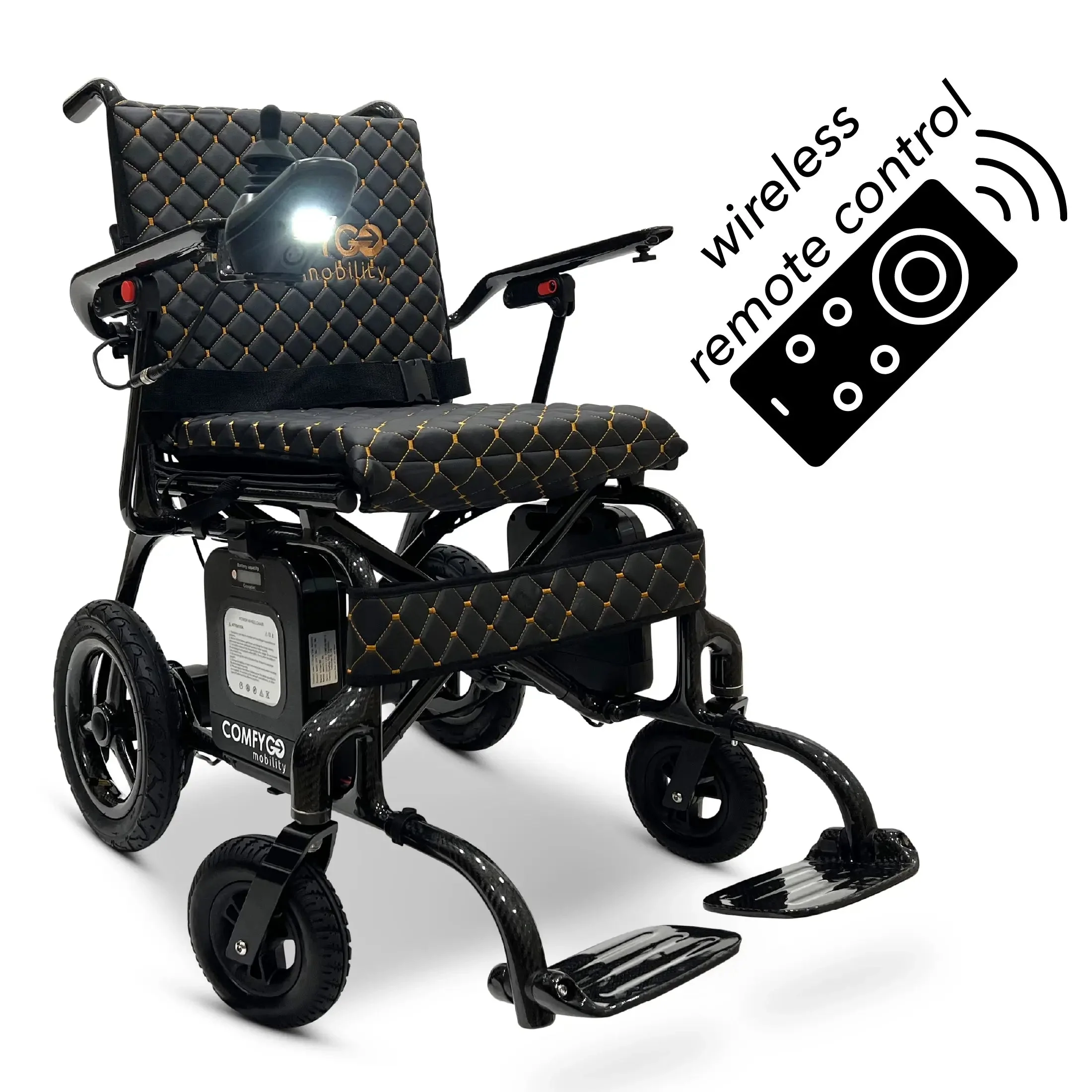 ComfyGO Phoenix Carbon Fiber Electric Wheelchair - Image 3