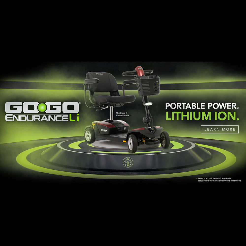 Pride Go-Go Endurance Li 4-Wheel Scooter (S54LXLIT) - Image 13