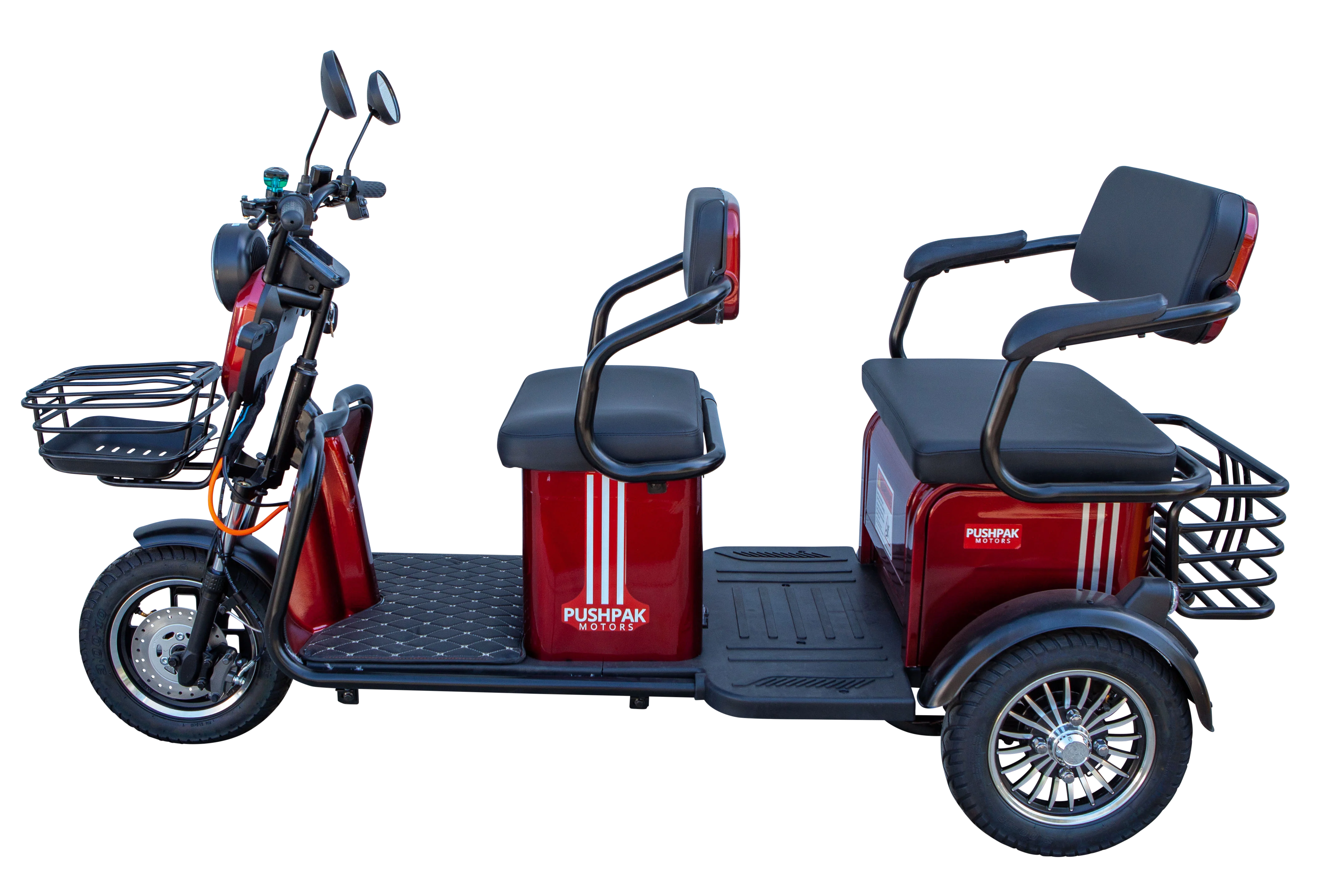 Pushpak 4000 48V/35Ah 650W Bariatric 3-Wheel Mobility Scooter - Image 7