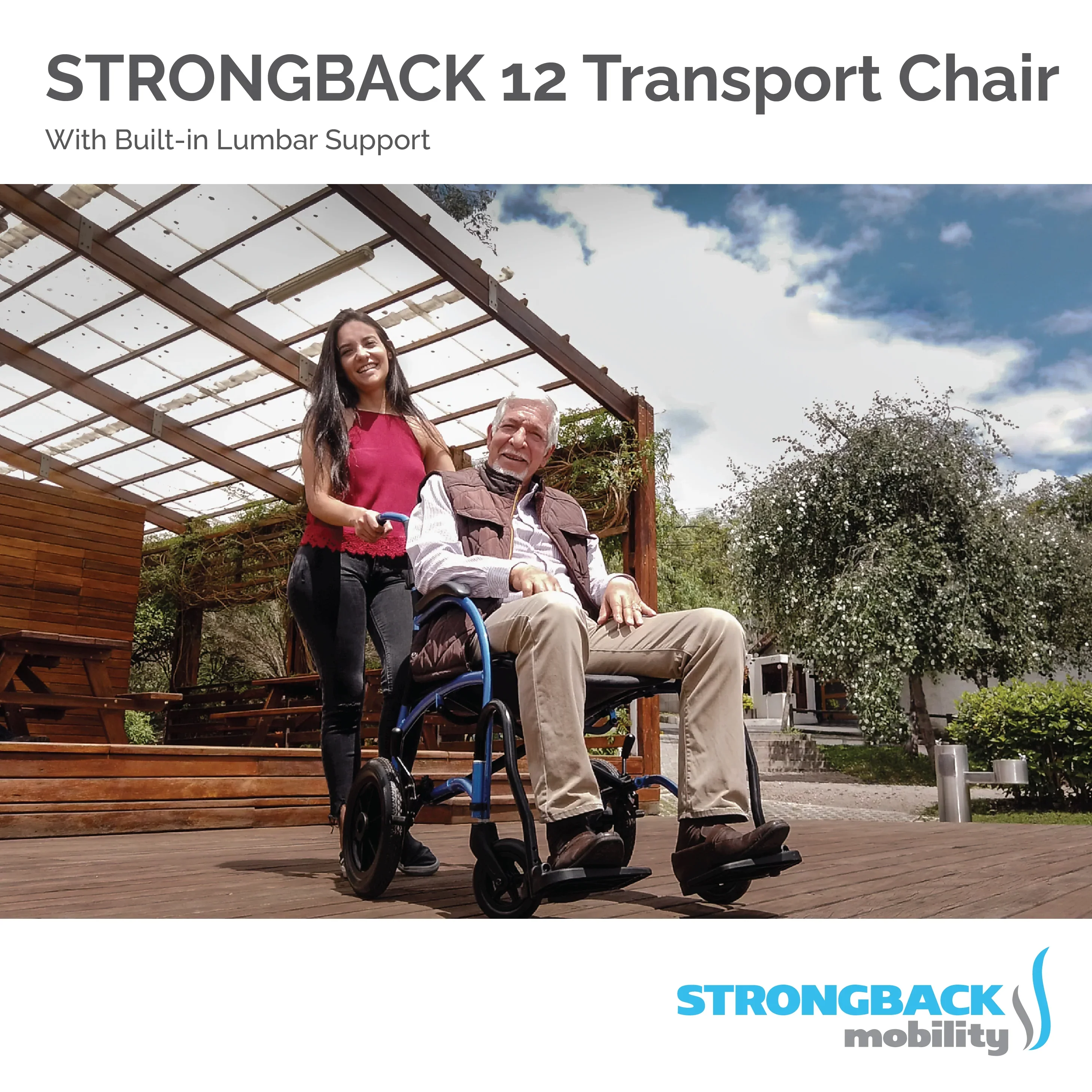 STRONGBACK Excursion : 12 Transport Wheelchair - Image 6