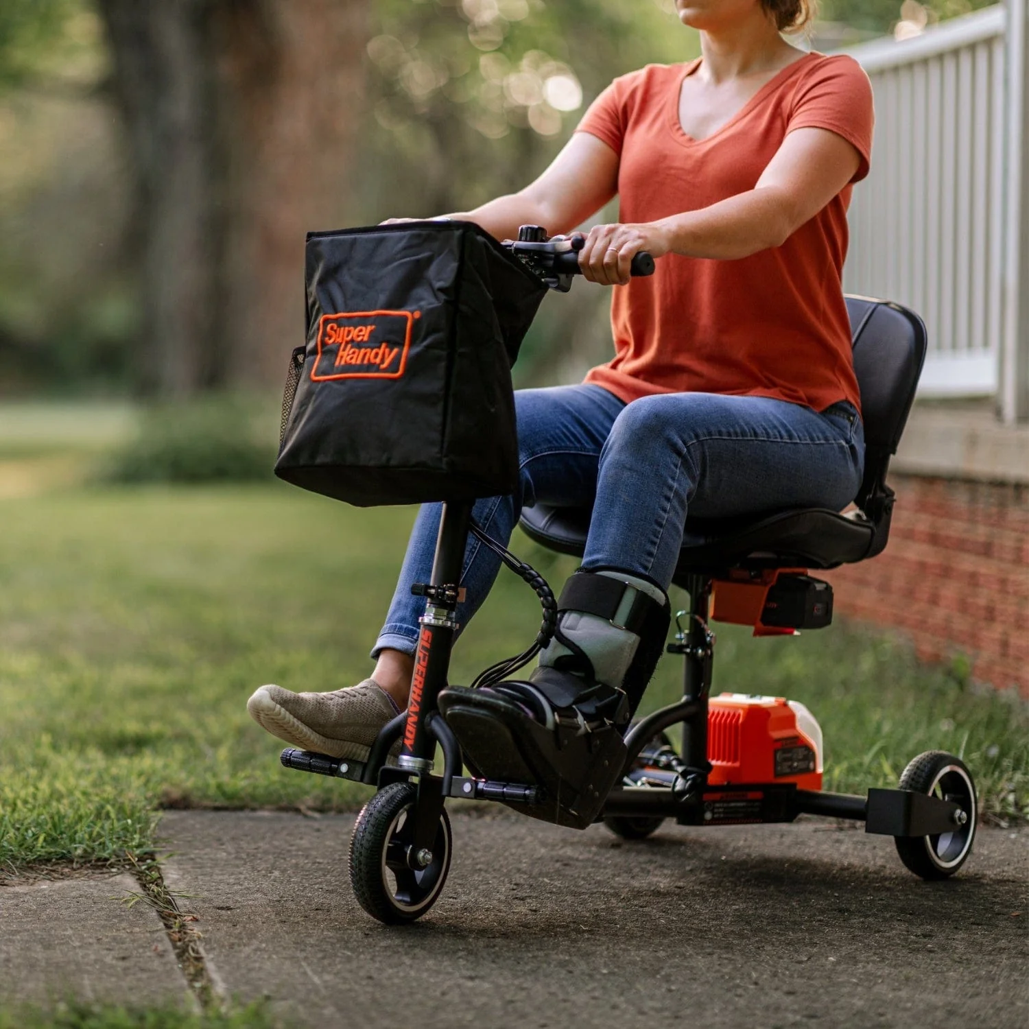SuperHandy Electric Tugger, 2,600 lb Towing Capacity, 350 lb Rider Limit - Image 3