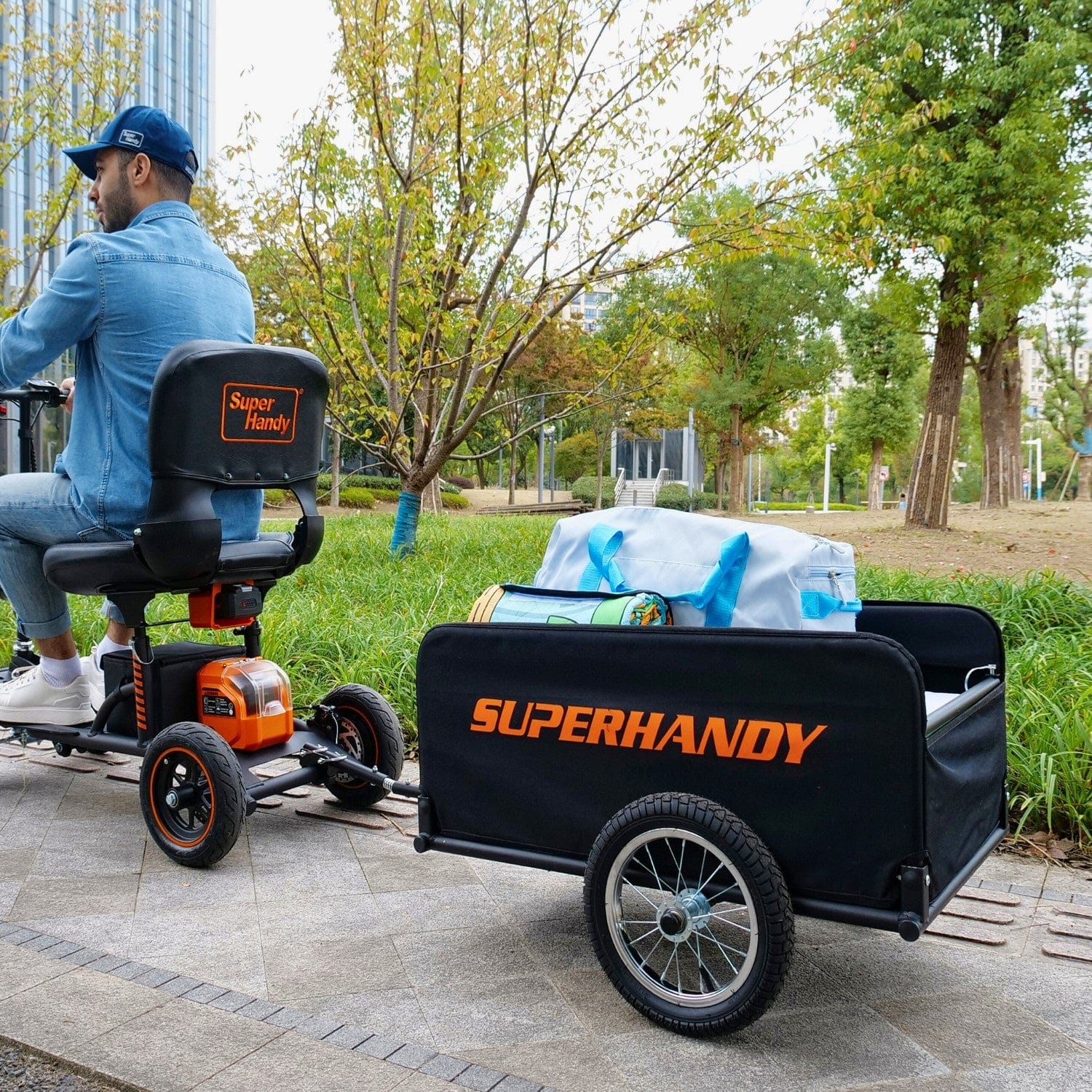 SuperHandy Explorer 4-Wheel Mobility Scooter, Foldable, 300 lb Capacity - Image 6