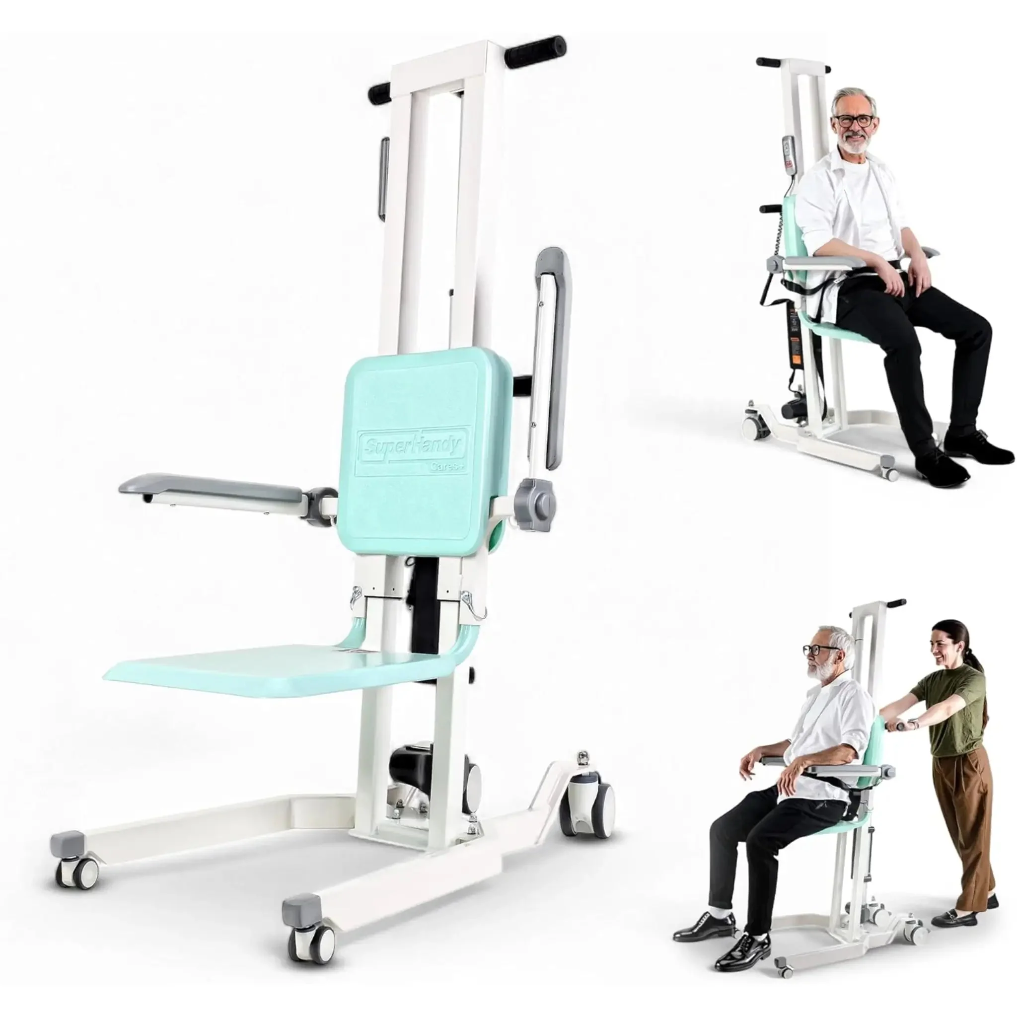 SuperHandy GoRise TX Floor Transfer Lift, 500 lb Capacity - Image 6