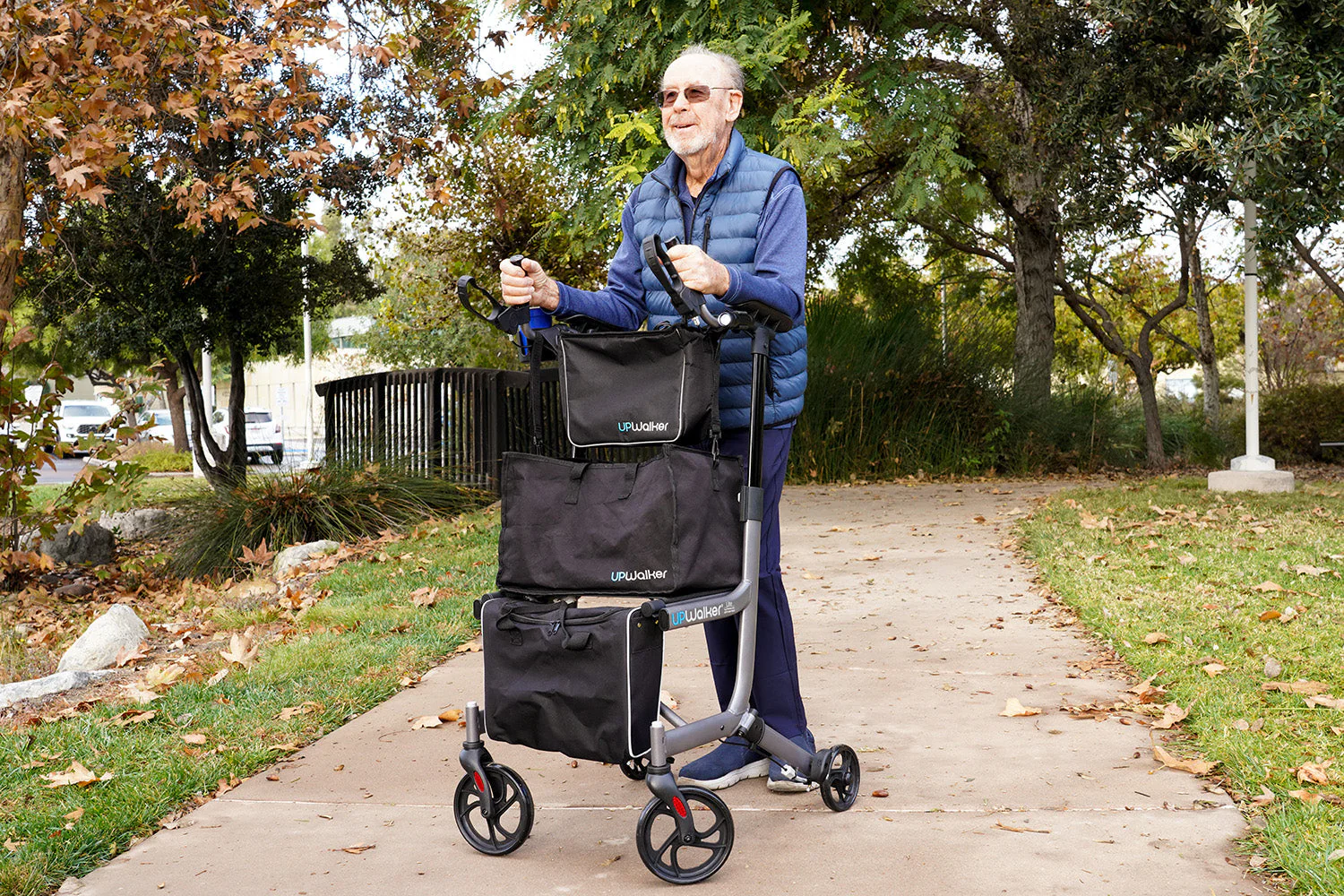 Journey UPWalker EZ Lite Tool-Free Folding Backsaver Rollator - Image 3