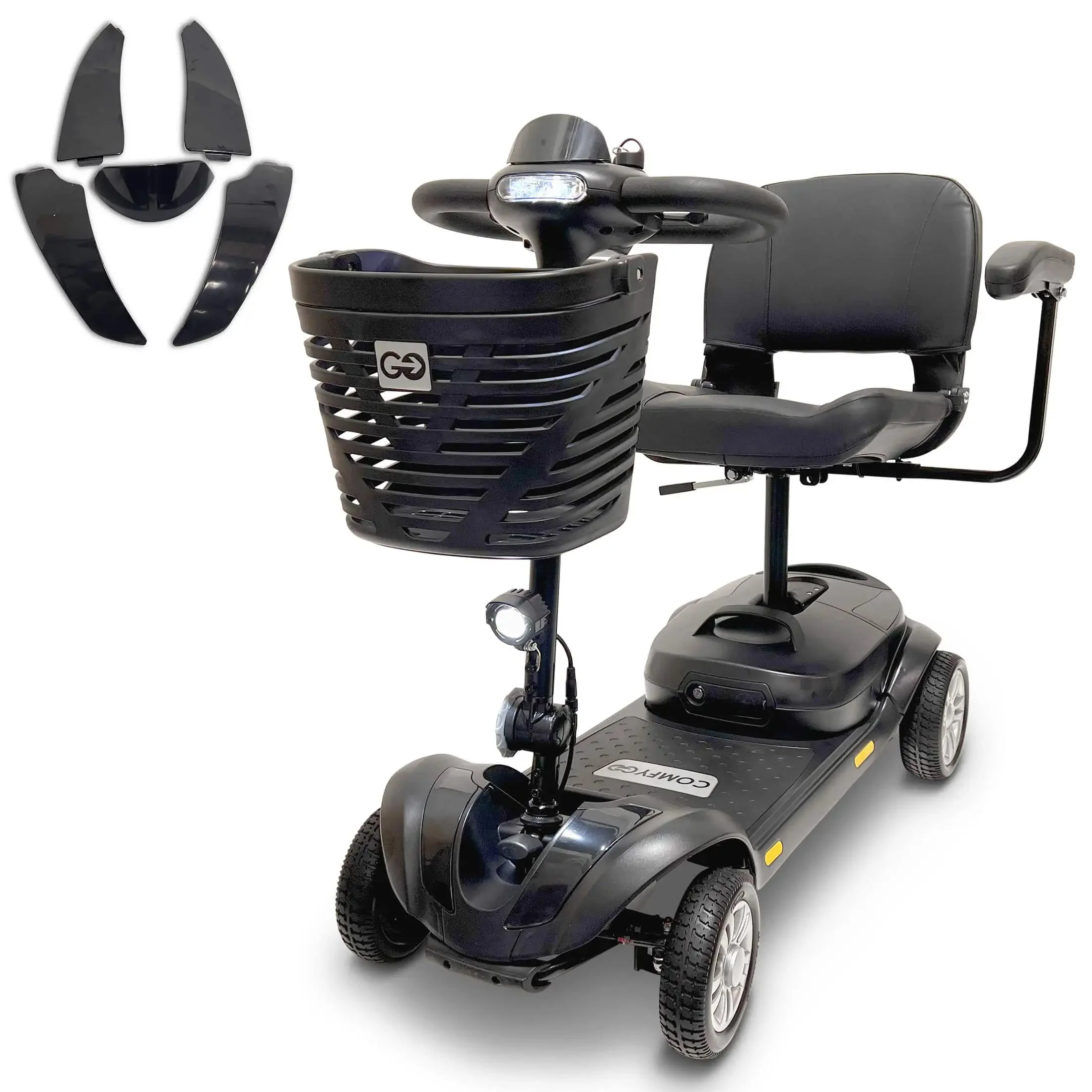 ComfyGO Z-4 Ultra-Light Electric Mobility Scooter - Image 12